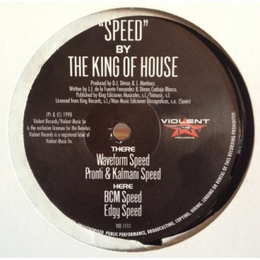 The King Of House ‎– Speed (IMPORT)