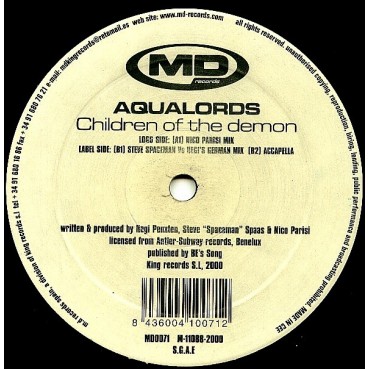 Aqualords - Children Of The Demon (SELLO MD)