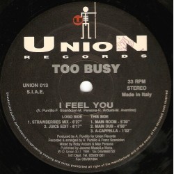 Too Busy - I Feel You