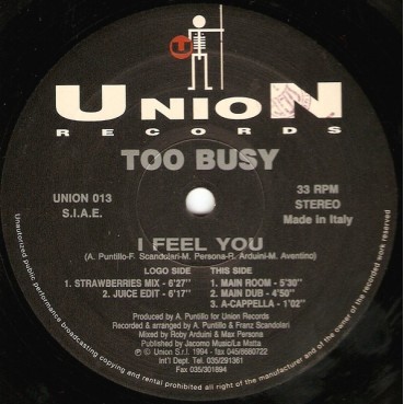 Too Busy - I Feel You