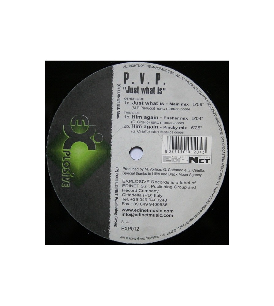 PVP ‎– Just What Is