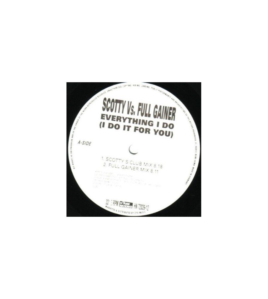 Scotty vs. Full Gainer - Everything I Do (CABROTE DJ MARTA,DISCO ORIGINAL IMPORT¡¡)