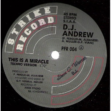 DJ Andrew – This Is A Miracle (IMPORT) DJ Andrew – This Is A Miracle (IMPORT)
