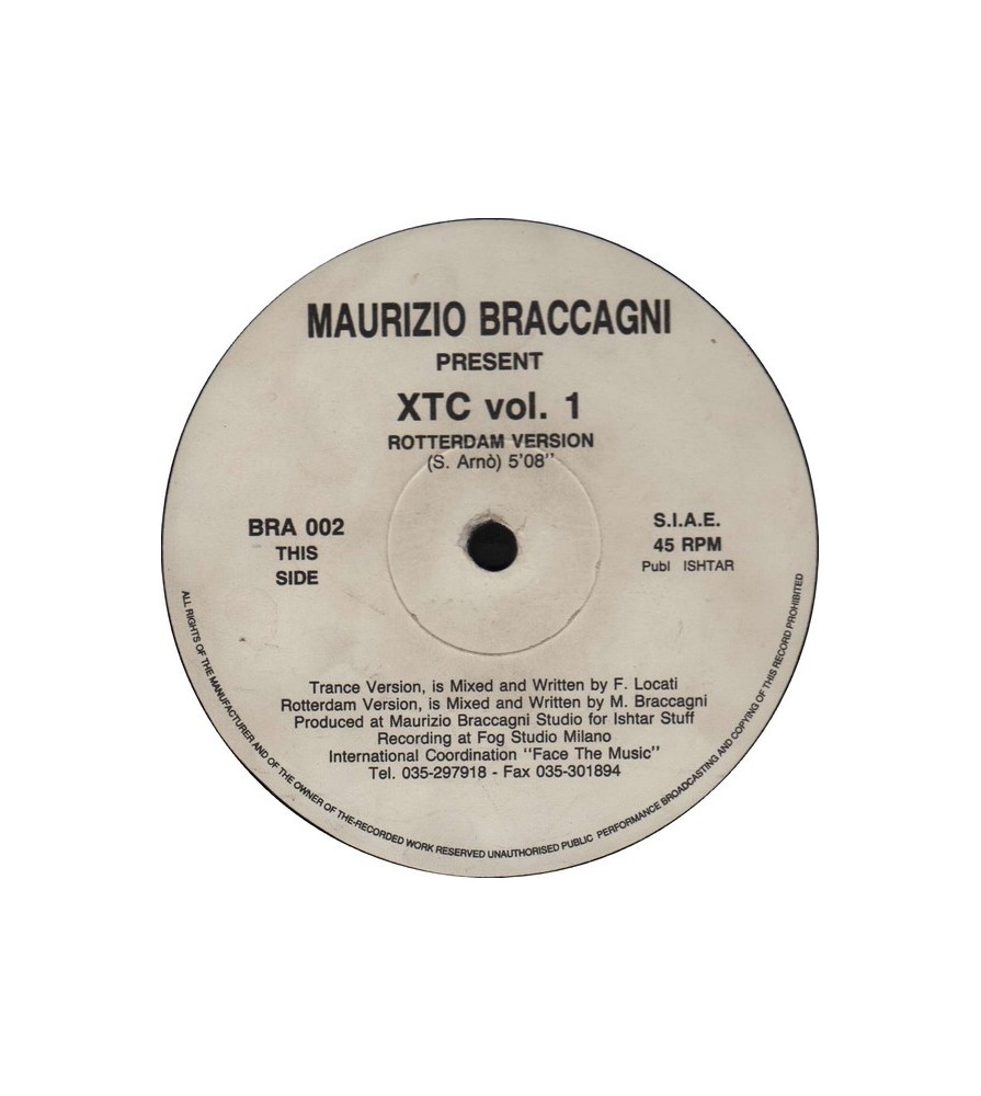 Fabio Locati / Maurizio Braccagni ‎– XTC Vol. 1 