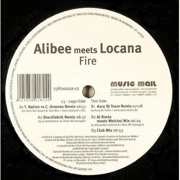 Alibee meets Locana ‎– Fire