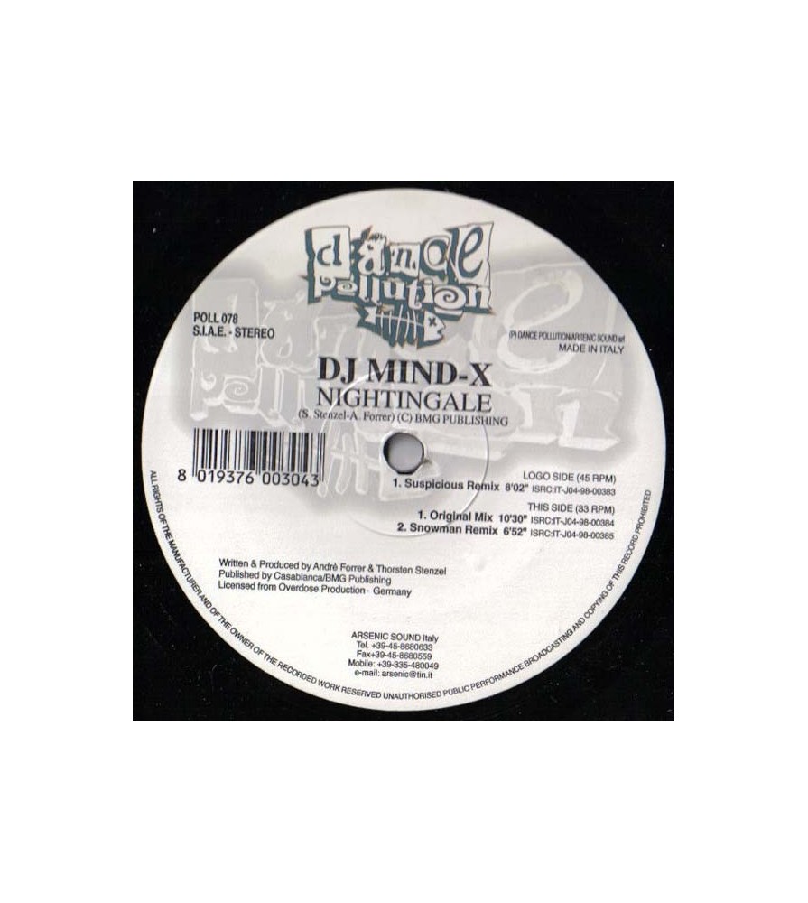 DJ Mind-X ‎– Nightingale