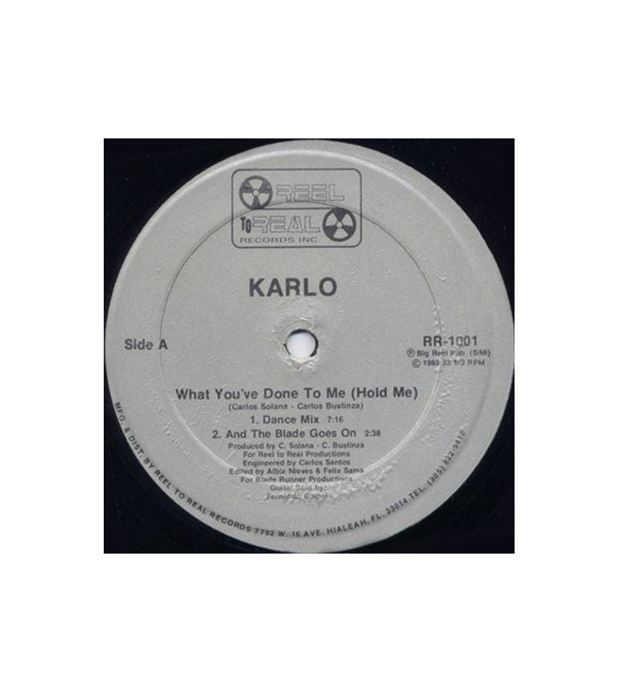 Karlo ‎– What You've Done To Me (Hold Me)