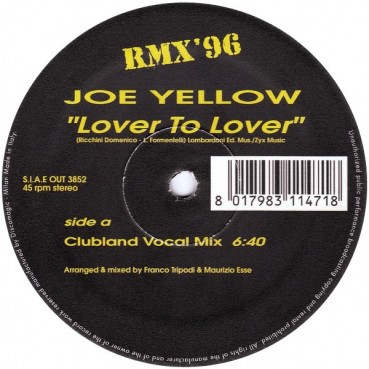 Joe Yellow - Lover To Lover RMX '96