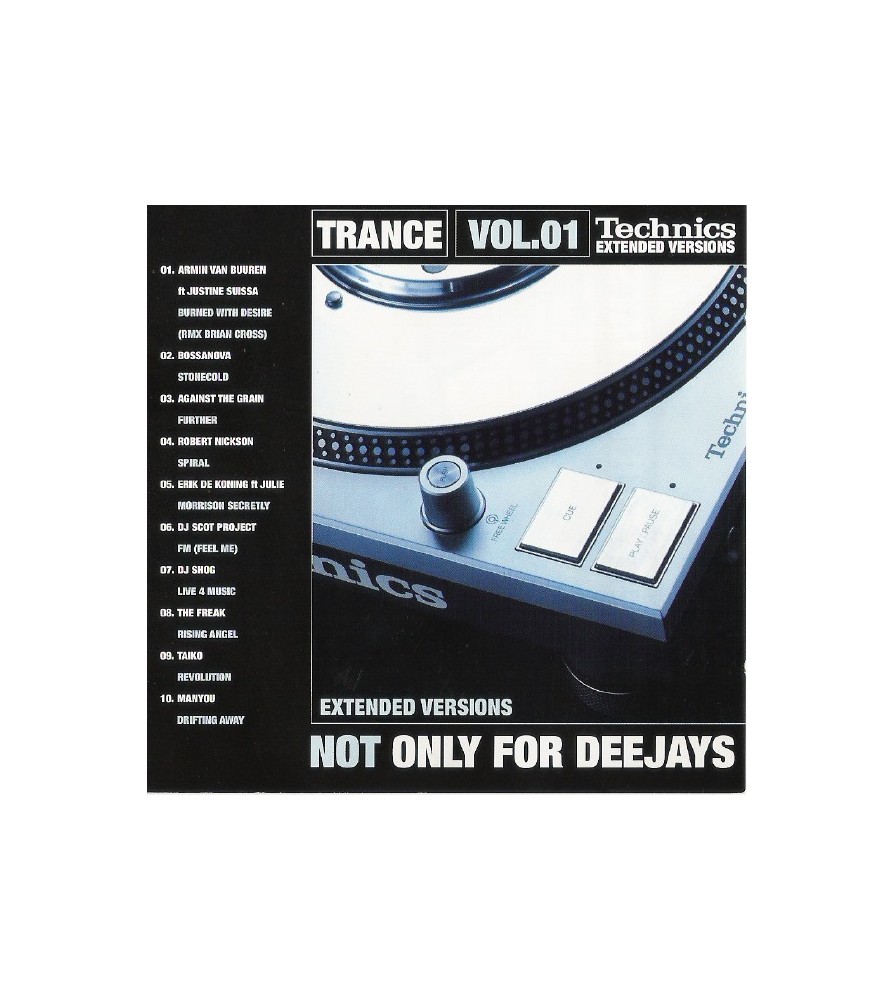 Trance Vol. 01 - Not Only For Deejays (RECOPILATORIO)