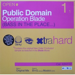 Public Domain ‎– Operation Blade (Bass In The Place...)