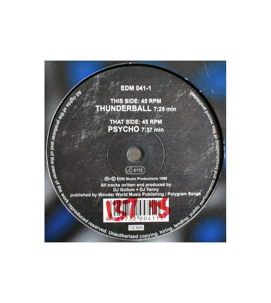 Killerbounce - Psycho / Thunderball(TEMAZO CHOCOLATE¡)