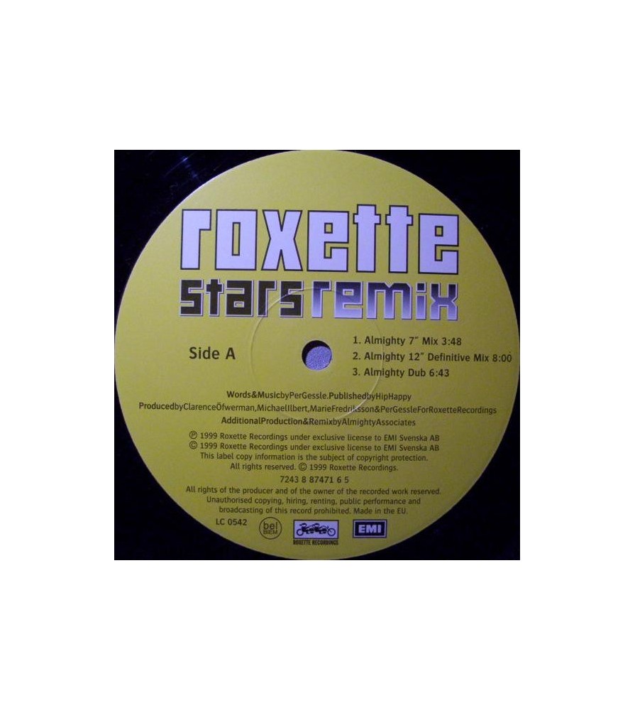 Roxette - Stars (Almighty Remix) 