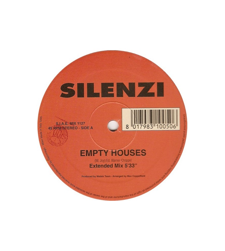 Silenzi - Empty Houses (DISCO ORIGINAL DISCOMAGIC¡¡ TEMÓN¡¡)