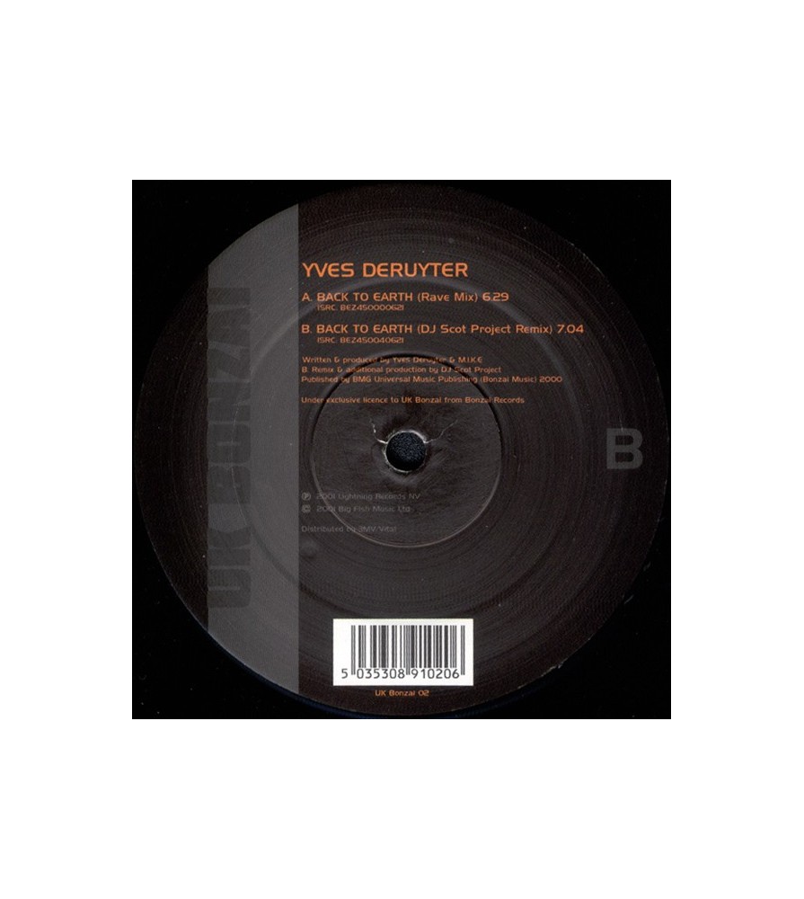 Yves Deruyter - Back To Earth (RAVE + SCOTT PROJECT REMIX)