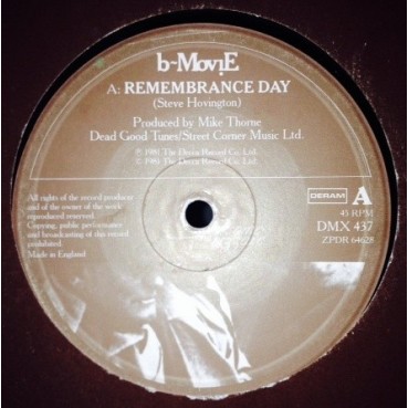 B-Movie ‎– Remembrance Day 