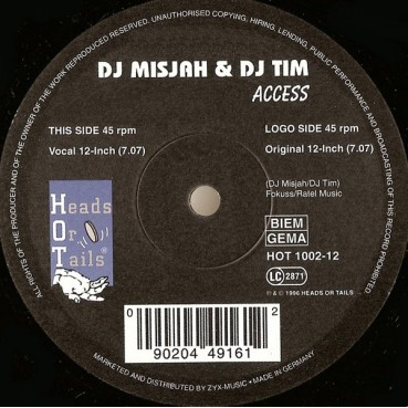 DJ Misjah & DJ Tim ‎– Access