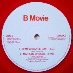 B-Movie ‎– Remembrance Day / Nowhere girl 