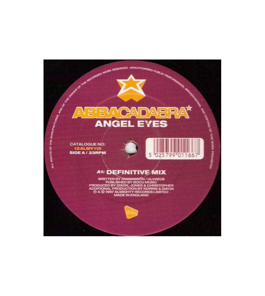 Abbacadabra ‎– Angel Eyes 