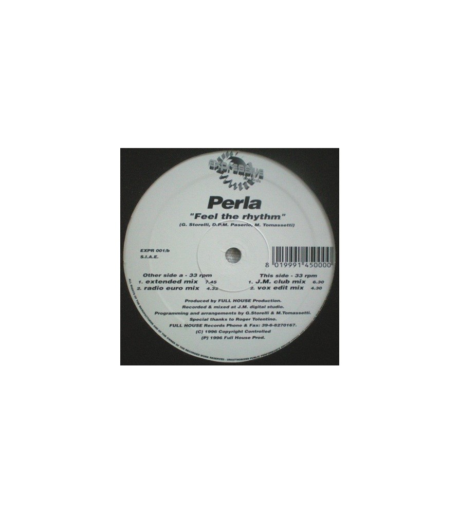 Perla ‎– Feel The Rhythm 