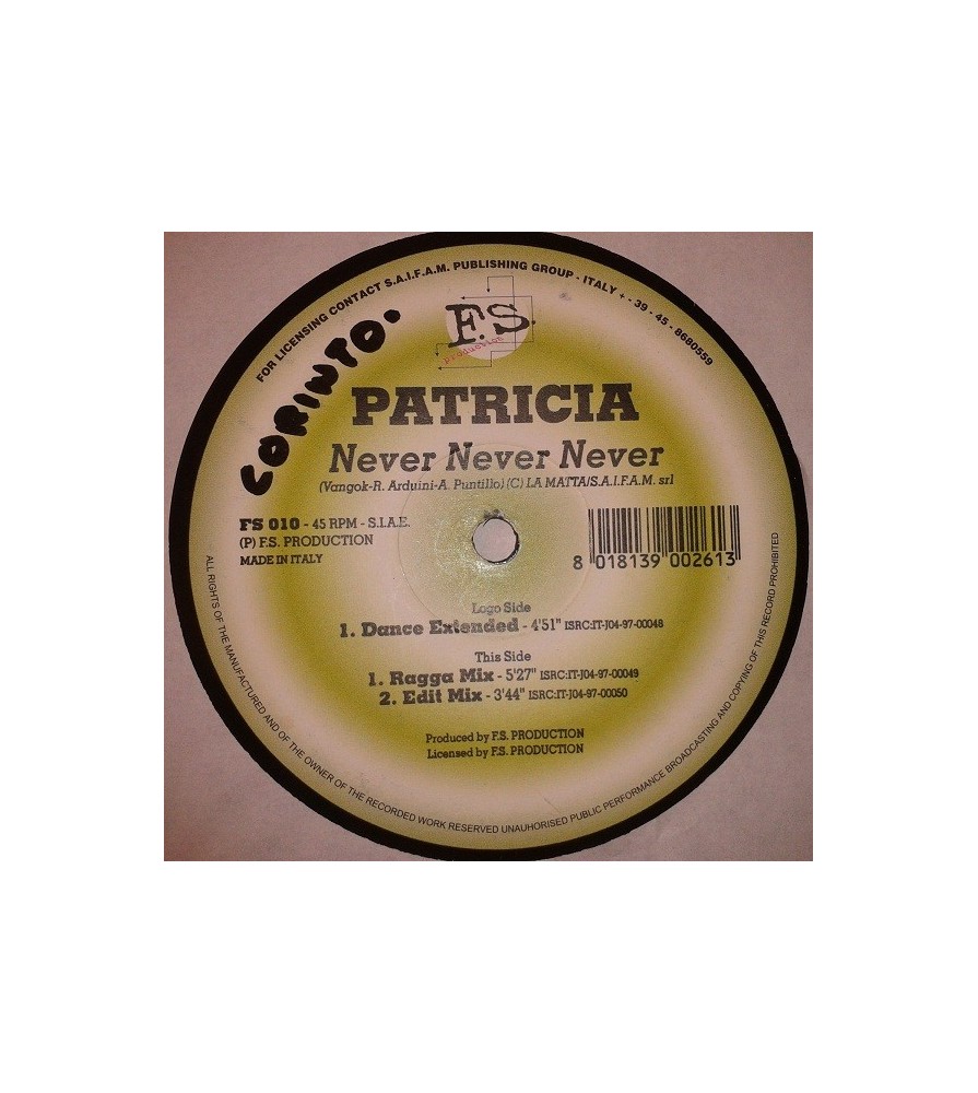 Patricia - Never Never Never