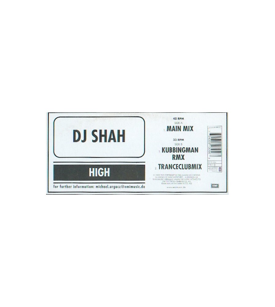 DJ Shah - High (EMI MUSIC)