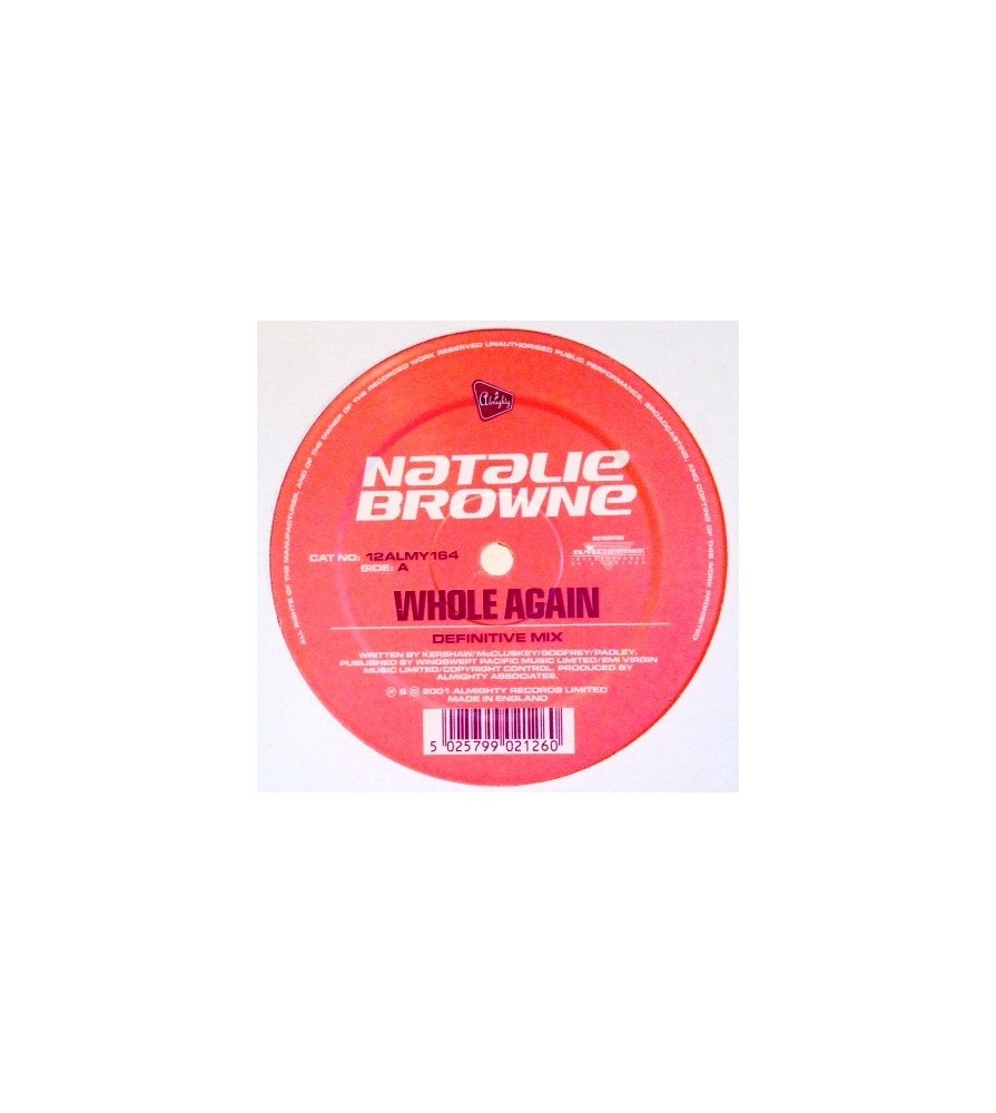 Natalie Browne ‎– Whole Again 