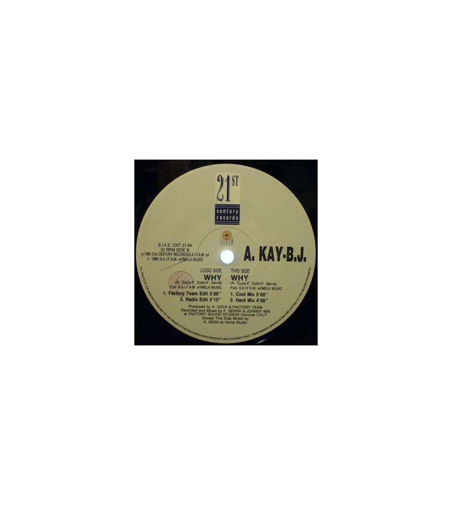 A Kay BJ ‎– Why