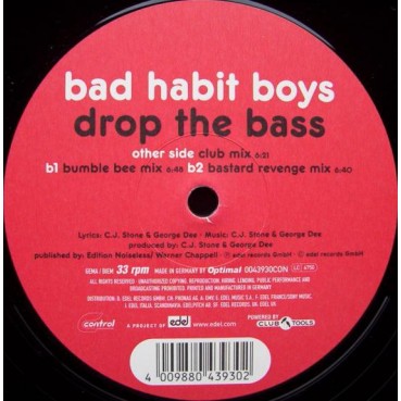 Bad Habit Boys ‎– Drop The Bass 