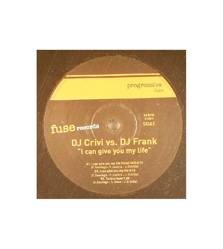 DJ Frank vs. DJ Crivi – I Can Give You My Live (SONIDO DJ FRANK¡¡ COLISEUM¡)