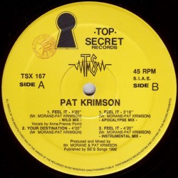 Pat Krimson ‎– Feel It (Clubmixes) (TOP SECRET)