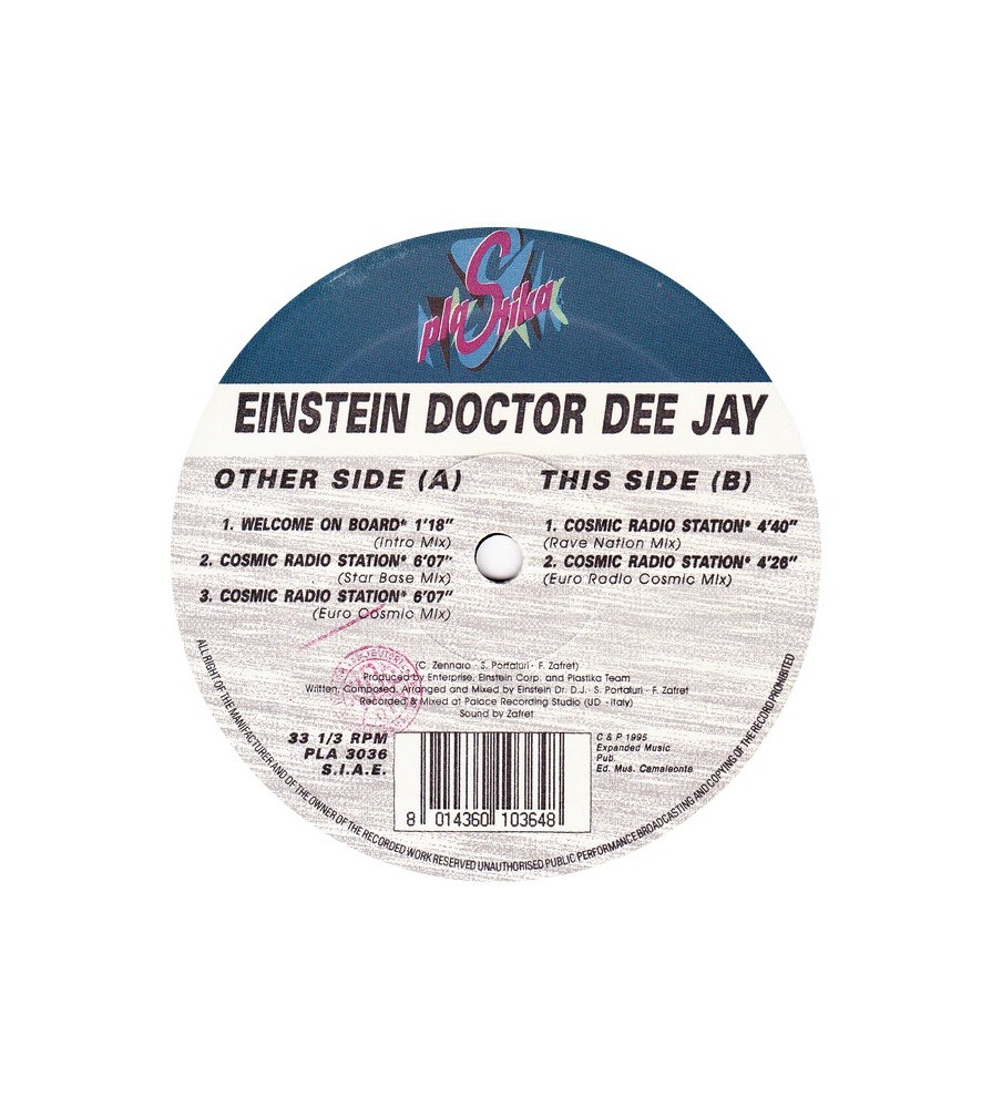 Einstein Doctor DJ ‎– Cosmic Radio Station (PLASTIKA)