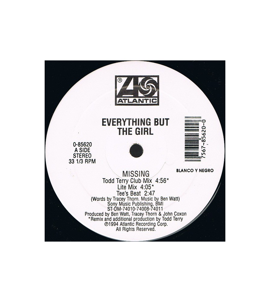 Everything But The Girl ‎– Missing (The Bootleg Mixes!)