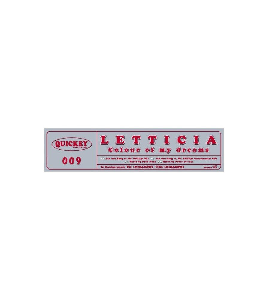 Letticia - Colour Of My Dreams 
