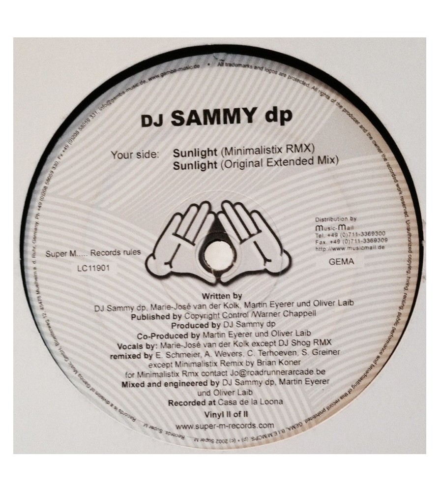 DJ Sammy ‎– Sunlight (Remixes)