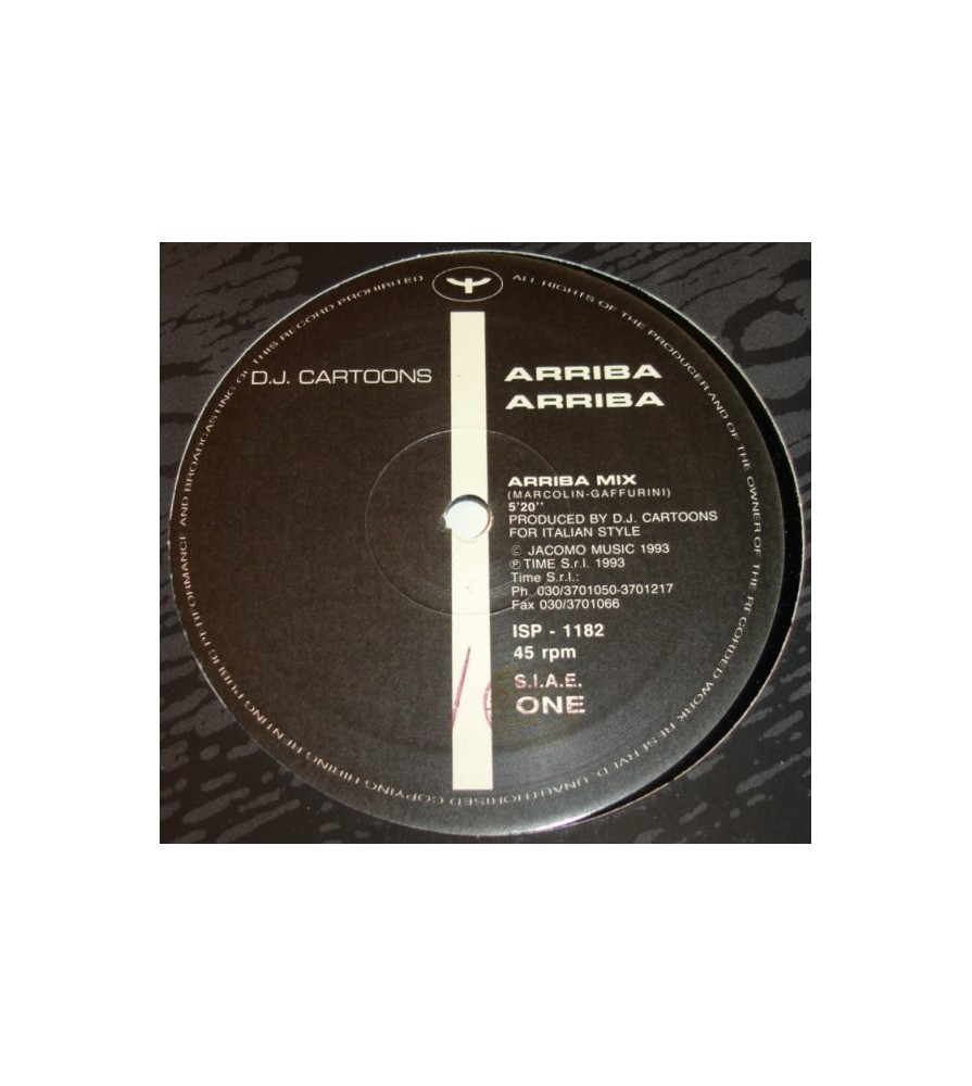 DJ Cartoons ‎– Arriba Arriba