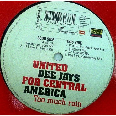 United Deejays For Central America - Too Much Rain