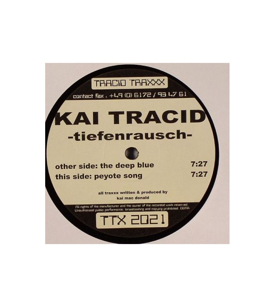 Kai Tracid ‎– Tiefenrausch 