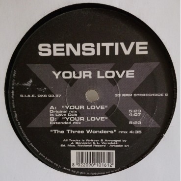 Sensitive ‎– Your Love