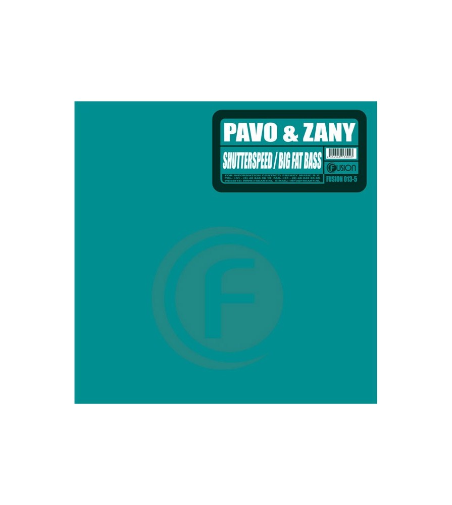 Pavo & Zany ‎– Shutterspeed / Big Fat Bass 