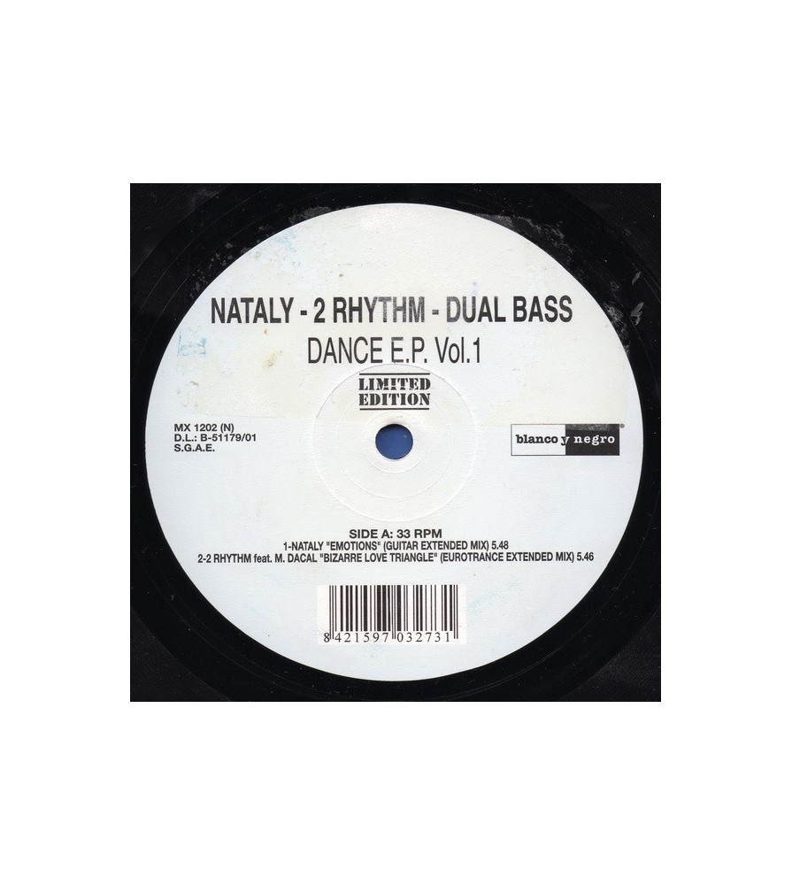 Dance EP Vol. 1 (INCLUYE NATALY - EMOTIONS & DUAL BASS - WHAT WILL I DO¡¡)¡¡ )