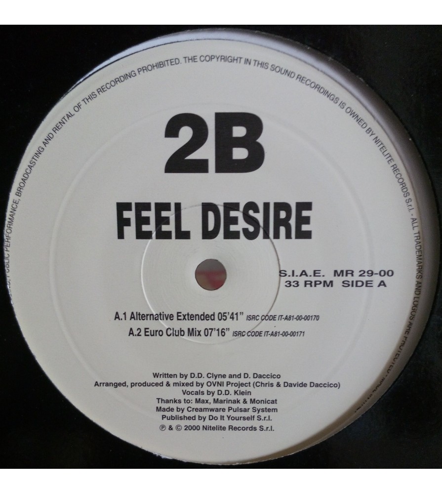 2B ‎– Feel Desire