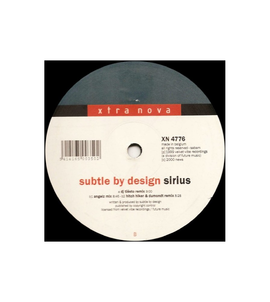 Subtle By Design ‎– Sirius