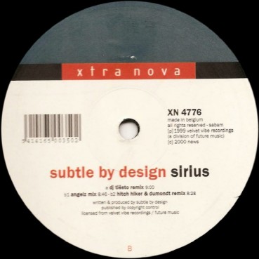 Subtle By Design ‎– Sirius