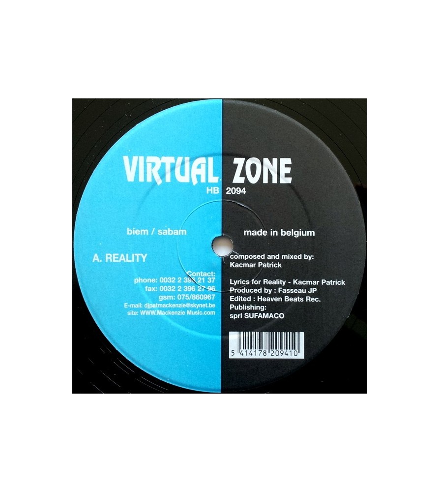 Virtual Zone ‎– Reality / The Karma 