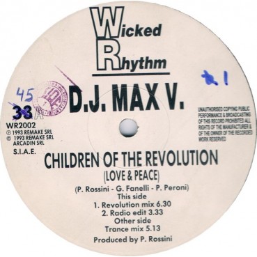 DJ Max V ‎– Children Of The Revolution