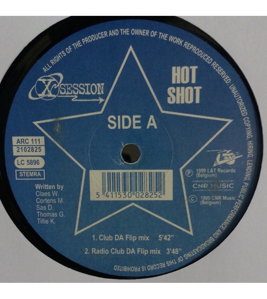 X-Session ‎– Hot Shot 