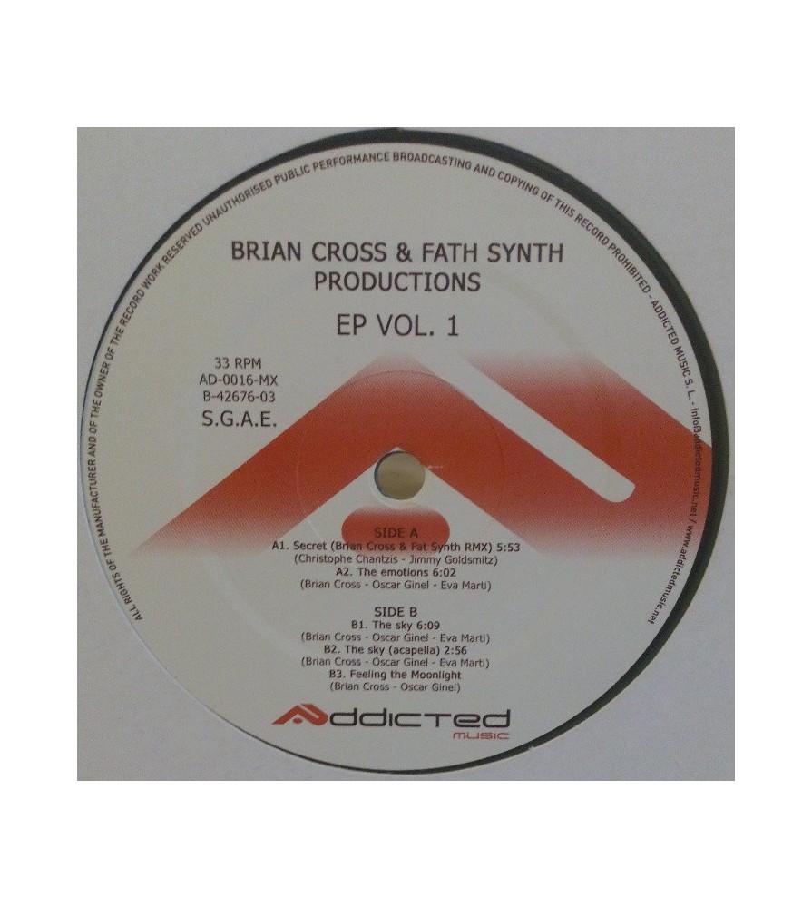 Brian Cross & Fat Synth ‎– EP Vol. 1 