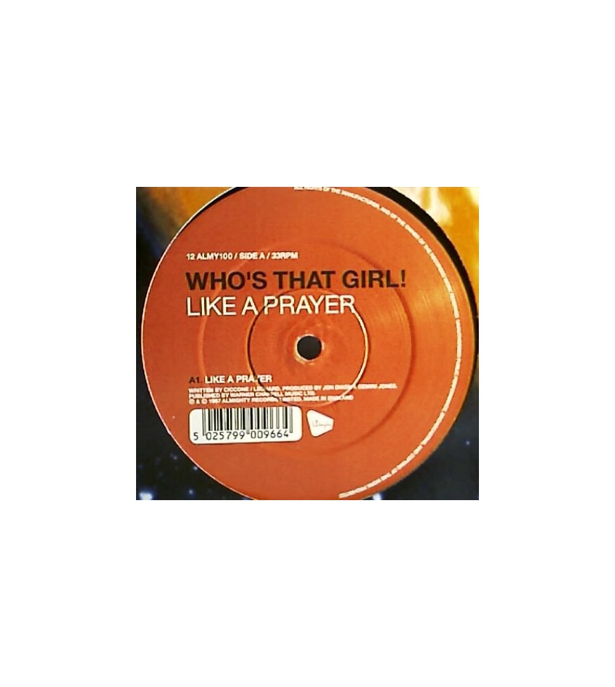 Who's That Girl! ‎– Like A Prayer / Don't Cry For Me Argentina