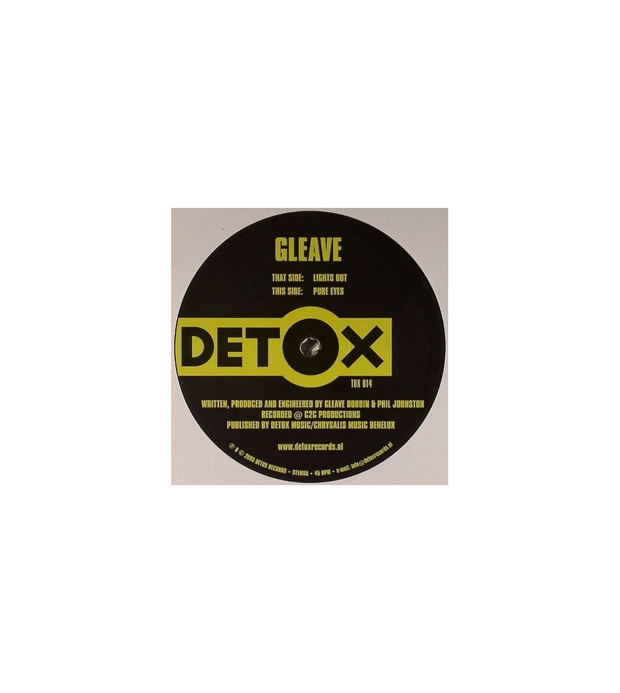 Gleave ‎– Lights Out / Pure Eyes