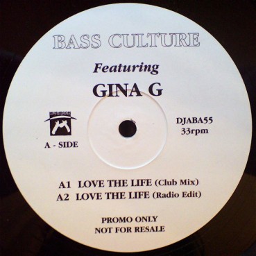 Bass Culture Featuring Gina G - Love The Life